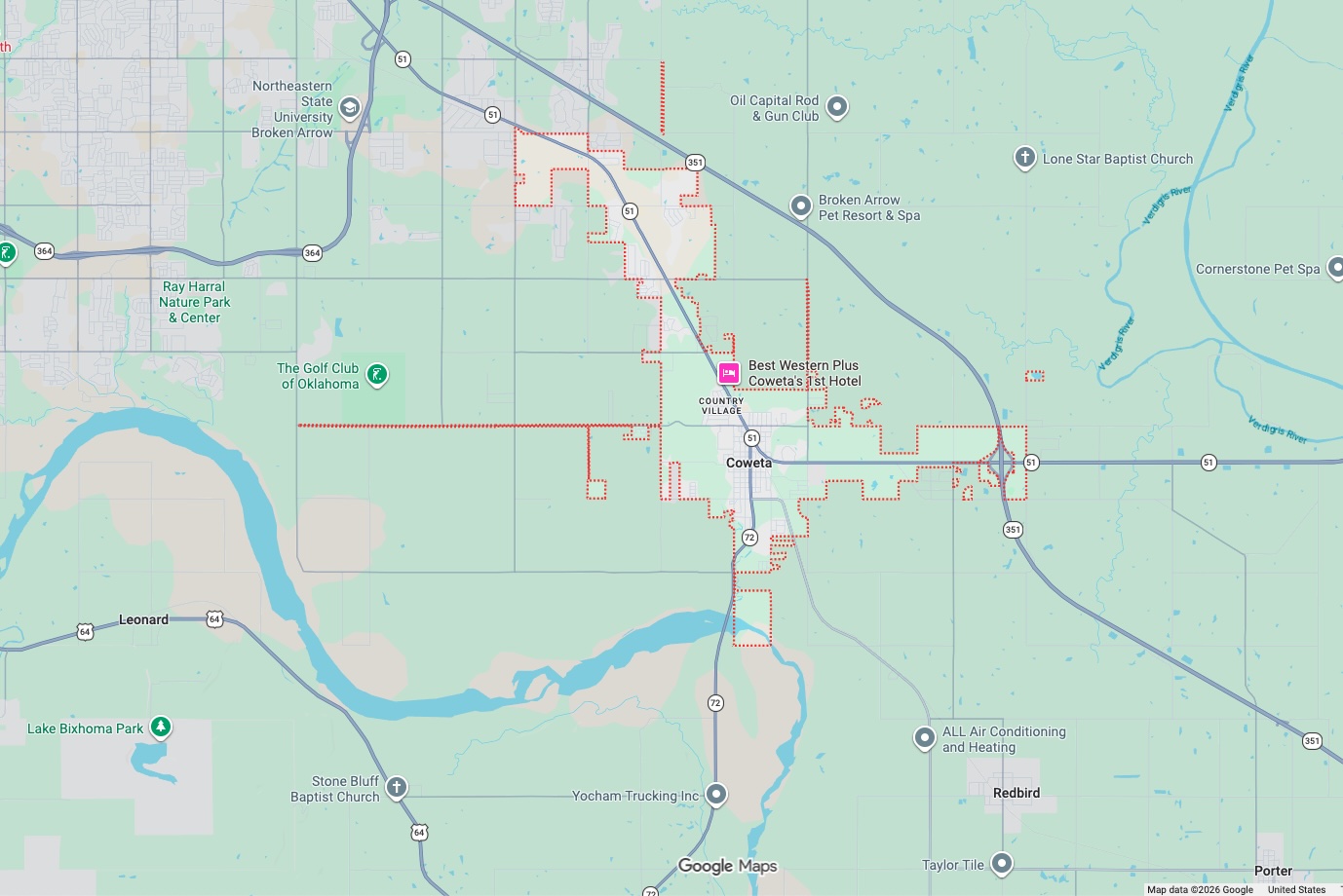 Precision Garage Door Service® of Coweta map